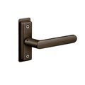 Adams Rite Flat Euro Lever Trim w/out Return, For 2-1/4 In. to 2-1/2 In. Thick Door, RH or RHR, Dark Brnz Paint 4568-602-121